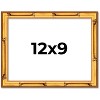 PosterPalooza | 12x9 Thin Bamboo Picture Frame, UV Acrylic, 2 Finishes - Gold and Brown - 2 of 4