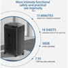 DOMETOUR Large Capacity Heavy Duty Document Shredder 19-Sheet Cross-Cut Paper/Credit Card Shredder with 7.93 Gallon Pullout Wastebasket & 4 Castor - 4 of 4