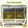 Tortoise Habitat with Shelf Storage Tortoise Gift Accessory with Weather Protection for Indoor - 4 of 4