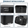 13.2 Gallon Stainless Steel Commercial Trash Can, Fingerprint-Proof  with Soft-Close Lid & Foot Pedal,for Home Office Restaurant - 4 of 4