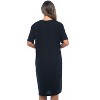 Just Love Short Sleeve Nightgown Oversized Screen Print Sleep Dress for Women - 3 of 3