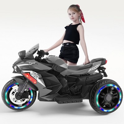 YOOCOZZ 12V Children's Electric Motorcycle - USB & MP3 Connectivity (3-4 Years)
