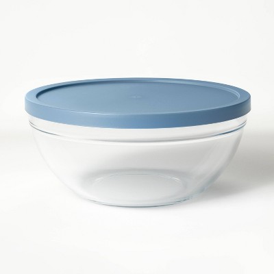 2.5-quart Mixing Bowl with Blue Lid