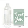 Big Dot of Happiness Sage Green Elegantly Simple - Guest Party Favors Thank You Cards (8 count) - 3 of 4