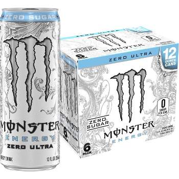 Monster Energy Zero Ultra Energy Drink - 6pk/12 fl oz Cans