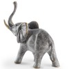 SPI Home Bellowing Elephant Brass Sculpture Wildlife Accent for Safari-Inspired Decor, 8" Tall - 2 of 4