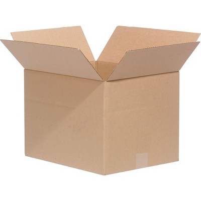 The Packaging Wholesalers 20" x 20" x 20" Corrugated Shipping Box 32 ECT Kraft BS202020