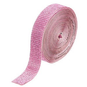 Unique Bargains Self-Adhesive Crafts Decorations Crystal Rhinestone Diamond Ribbons - 1 of 4