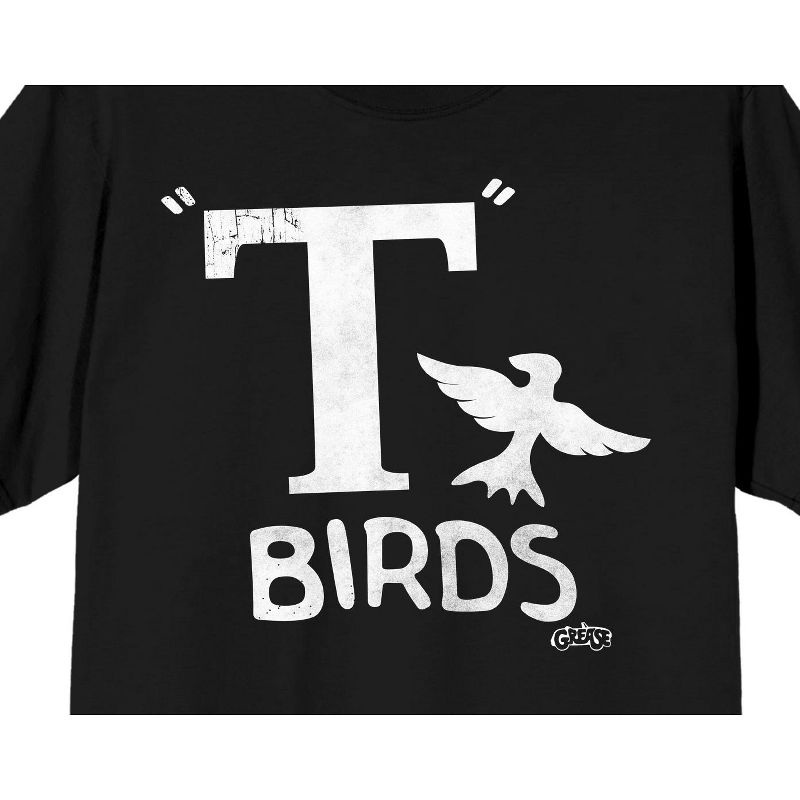 Grease T-Birds Crew Neck Short-Sleeve T-Shirt, 3 of 5
