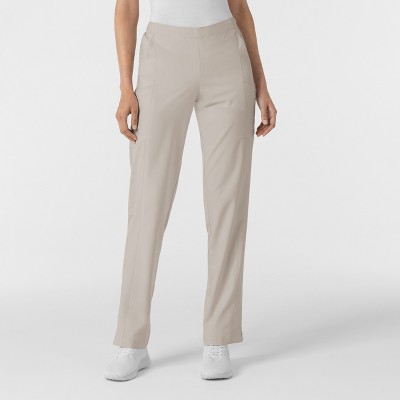 Wink W123 Women's Flat Front Cargo Scrub Pant