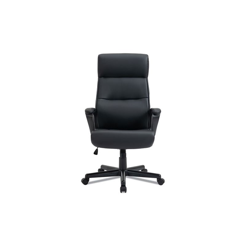 Alera Alera Oxnam Series High-Back Task Chair, Supports Up to 275 lbs, 17.56" to 21.38" Seat Height, Black Seat/Back, Black Base, 2 of 8