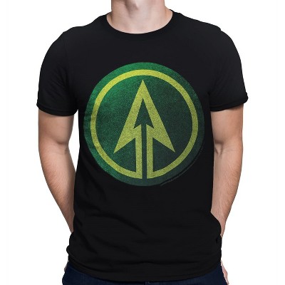 Mens Green Arrow Symbol T-Shirt