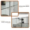INFURNIC Decorative Bookshelf Modern Glass Display Cabinet 1-Door Storage Case with Drawer and 4 Shelves, White, 16.7"*14.4"*65.8" - 3 of 4