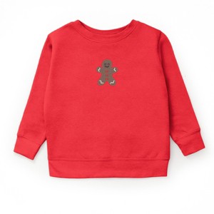 Embroidered Gingerbread Man - Youth Graphic Sweatshirt - 1 of 2