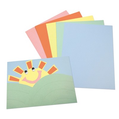 Pacon® Pastel Tagboard, 5 Assorted Colors, 9" x 12", 100 Sheets Per Pack, 2 Packs