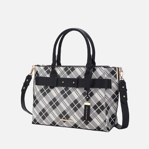 MKF Collection Vivian Plaid Women’s Satchel Bag by Mia K - 1 of 4