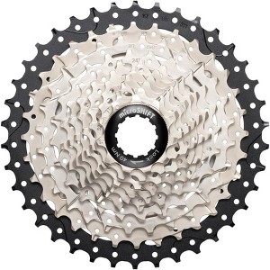 microSHIFT Sword Cassette - 10-Speed, 11-38t, Alloy Spider, Satin Nickel - 1 of 1