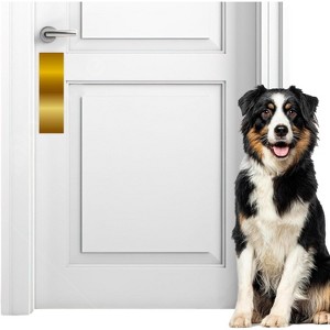 Panther Armor Push Plate, Metal Door Protector for Dog Scratching, Scratch Guards for Doors - 1 of 4