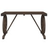 vidaXL Garden Table Burnt wood Solid fir wood Medium Durable - 4 of 4