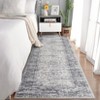 Washable Vintage Boho Area Rugs, Soft Modern Floral Runner Rug Carpet for Living Room Bedroom Dining Room Nursery Office Farmhouse Hallway Home Decor - 4 of 4