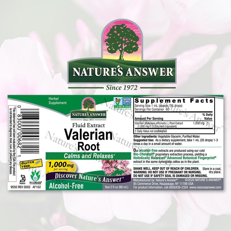 Nature's Answer AF Valerian Root, Sleep Aid, Dietary Supplement, 2 of 3