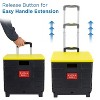 Mount-It! Mixed Materials Mobile Utility Cart, Yellow & Black - MI-905 - 3 of 4