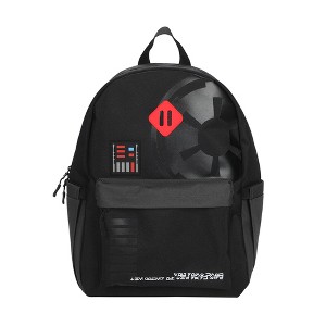 black leather star wars backpack Galactic Empire Bag has adjustable shoulder straps Star Wars: Episode IV -
