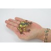 Collectible Wildlife Gifts | Frog, Brown & Yellow, Amphibians, High Quality, Hand Painted, Rubber, Realistic, Model,  Toy, Gift,  2 1/2"   RI31 B177 - 2 of 4