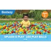 Bestway Splash & Play – 100 Bright Color Toy Balls for Pits, Pools & Games - 3 of 4