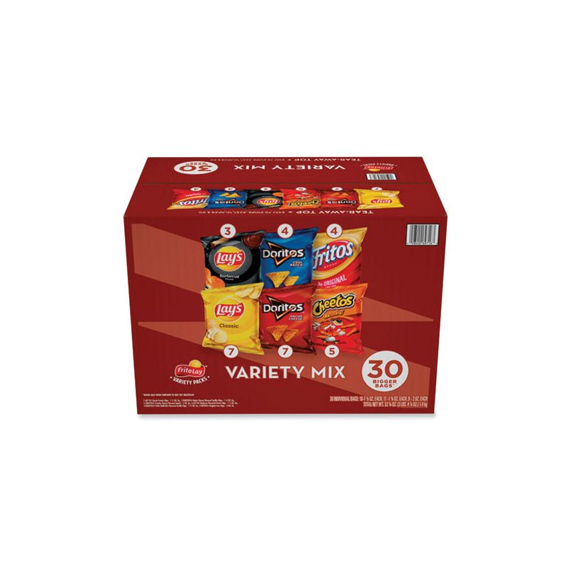 Frito-Lay Classic Variety Mix, Assorted, 30 Bags/Box, 1 of 3