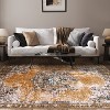 Classic Distressed Medallion Indoor Area Rug or Runner Rug by Blue Nile Mills  - 2 of 4