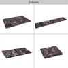 SKRAN Machine Washable Area Rugs, Low-Pile, Non-Slip, Non-Shedding, Foldable, Kid & Pet Friendly for Living Room, Bedroom(Burgundy+Black) - 4 of 4