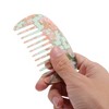 Unique Bargains Anti-Static Pocket Size Wide Tooth for Thick Curly Hair Detangling Comb 1 Pc - 2 of 4