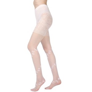 Levante Women's Passion Sheer Control Top Flower Pantyhose - 1 of 4