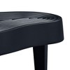 NicBex 43.31" Vintage Fiberglass Elliptical Coffee Table,Matte Rocks Table front of the Sofa, Irregular Center Table for Living Room - 3 of 4