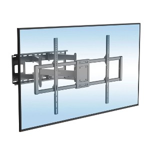 Mount-It! Heavy Duty XXL Full Motion TV Wall Mount for Extra Large TVs, Holds up to 264lb, Swivel Tilt Extension Adjustable TV Mount for 60 to 120 in. - 1 of 4