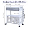 Craft Organization and Storage Cart Compatible with Cricut Machine, Rolling Craft Organizer - 2 of 4