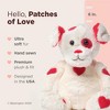 Bearington Patches of Love Valentines Stuffed Animal, 6 Inch Valentines Stuffed Dog, Ideal for Valentine Day Gifts for Kids - 2 of 4