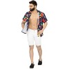 HAPPY BAY Men's Halloween Costumes Hawaiian Short Sleeve Button Down Shirt Mens Summer Shirt Casual Beach Holiday Shirts for Men Funny - 3 of 4