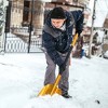 Costway Portable Aluminum Snow Shovel Adjustable Length W/Anti-Skid Handle & Large Blade - 2 of 4