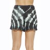 Riviera Sun Women's Tie-Dye Boho Shorts – Lightweight Rayon Summer Lounge Shorts with Drawstring Waist - 2 of 2