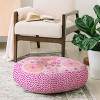 23"x23" Gabi Paris In June Floor Pillow Pink - Deny Designs: Bohemian Indoor Seating, Overstuffed Support - 2 of 2