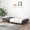 vidaXL 2-Seater Sofa Bed Dark Gray Velvet - 3 of 4