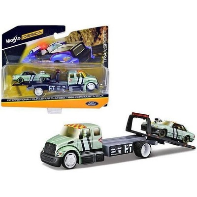 Maisto Design International Durastar Flatbed & 1988 Mustang LX Elite Transport