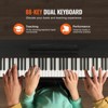 VEVOR Weighted Digital Piano, 88 Key Fully Weighted Keys, Electric Piano Dual Keyboard & Speakers with Sustain Pedal Headphone,Black - 4 of 4