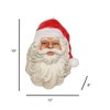 Garden Elements Fiberglass Indoor Christmas Wall Decor, Santa Claus Face, 19" - 4 of 4