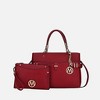MKF Collection Tenna Vegan Leather Women’s Satchel Bag 2-Piece Set by Mia K - 2 of 4