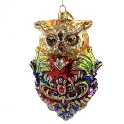 Huras 6.0" Royal Owl Ornament Pride Rainbow Lgbtqi  -  Tree Ornaments