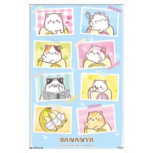 Trends International Bananya - Grid Framed Wall Poster Prints - 1 of 4