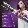 7 in 1 Hair Dryer Brush for Fast Drying/Straightening/Curling, Mutil-Use Blow Dryer Brush,Hair Dryers for Women,Millions Negative Ion,Purple - 4 of 4